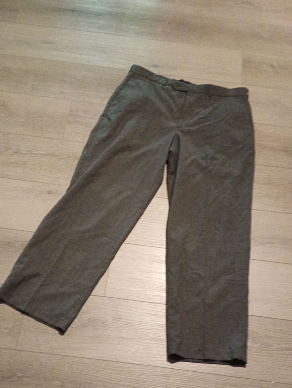 Men's Dress Pants — Olive Green Straight Fit